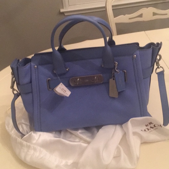 periwinkle coach purse